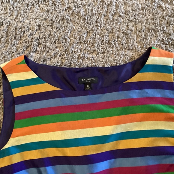 Talbot’s 8 petite dressy tank top - Picture 2 of 4